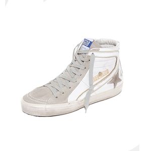 Golden Goose Slide sneakers white leather gray